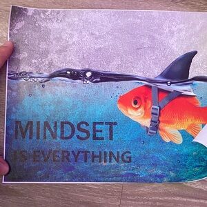 Shark Fin Aquarium Decor - Black